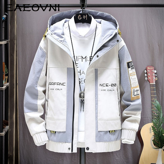 Jaqueta Com capuz Japonês StreetWear