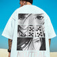Camisa de algodão dos desenhos animados de harajuku